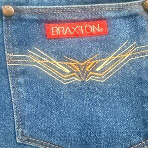 Y2K Braxton High Rise Straight Leg Jeans 28” Waist Dark Wash